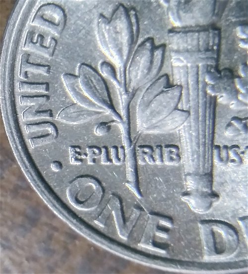 2000-P-Dime-Struck-Through-Something-With-Doubling