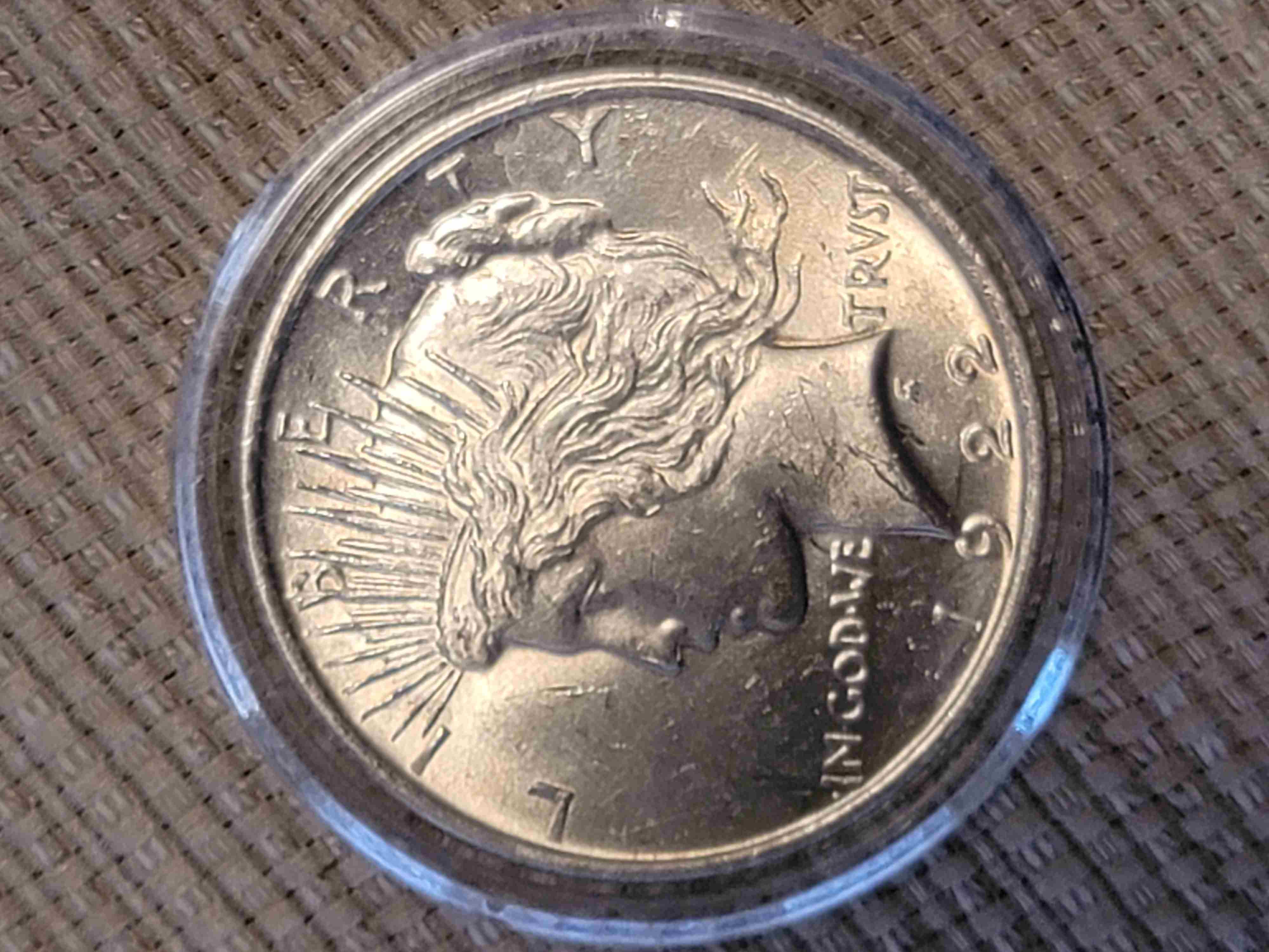 Encased-1922-Peace-Dollar