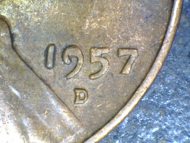 1957-D--LWC-DDO-&-RPM-Die-Break-On-9,5-Not-