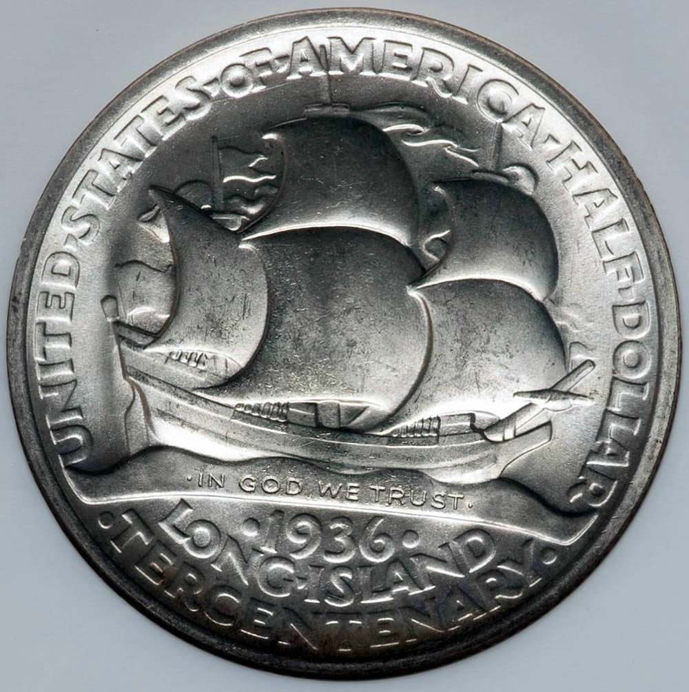 Grading-Opinion:-1936-50c-Long-Island-Tercentenary-Silver-Half-Dollar