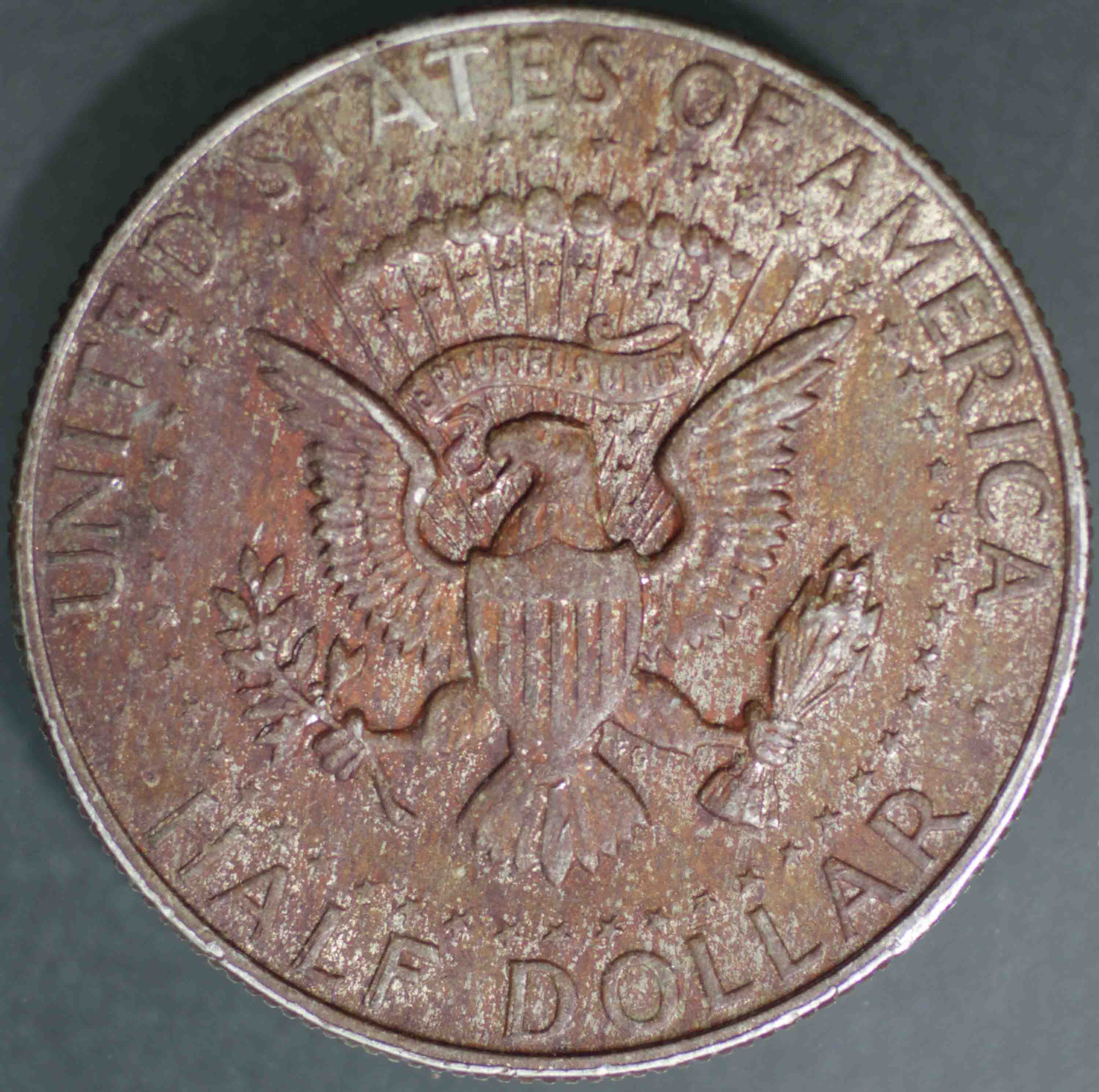 1968 Kennedy Half Dollar Partial Cladding Error - Coin Community Forum