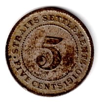 Straits-Settlements-1910-5-Cents