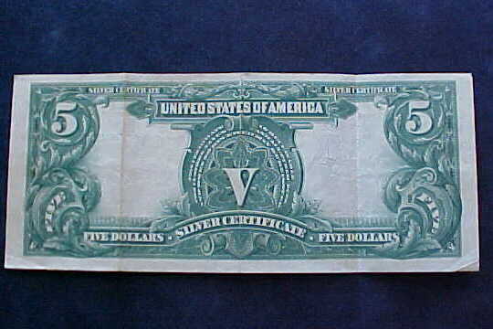 1899-$5-Indian-Silver-Certificate