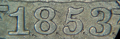 New-1853..-Dime-To-Match-My-FS-1301-1853/4-Quarter.