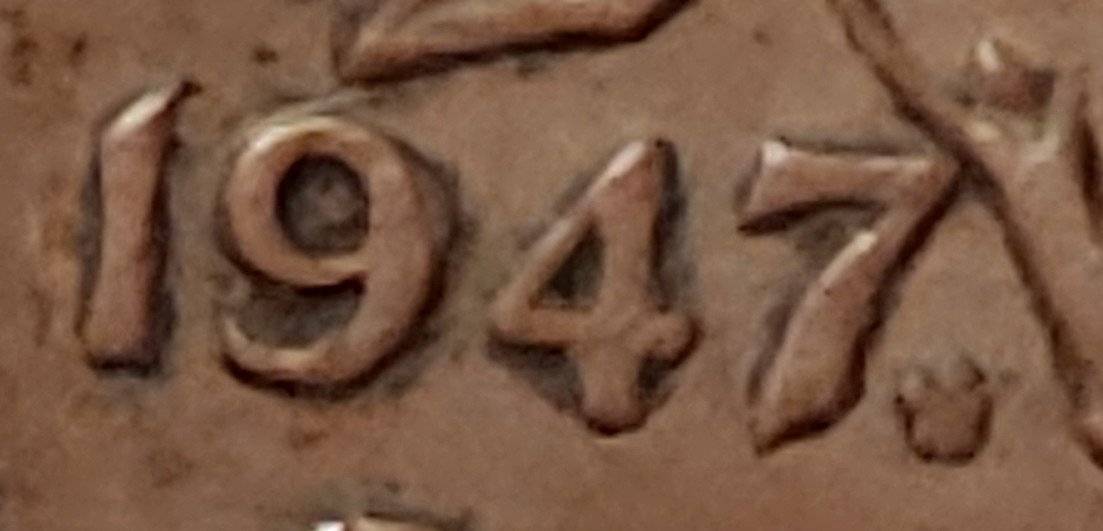 1947-Canadian-Penny-Unidentifiable