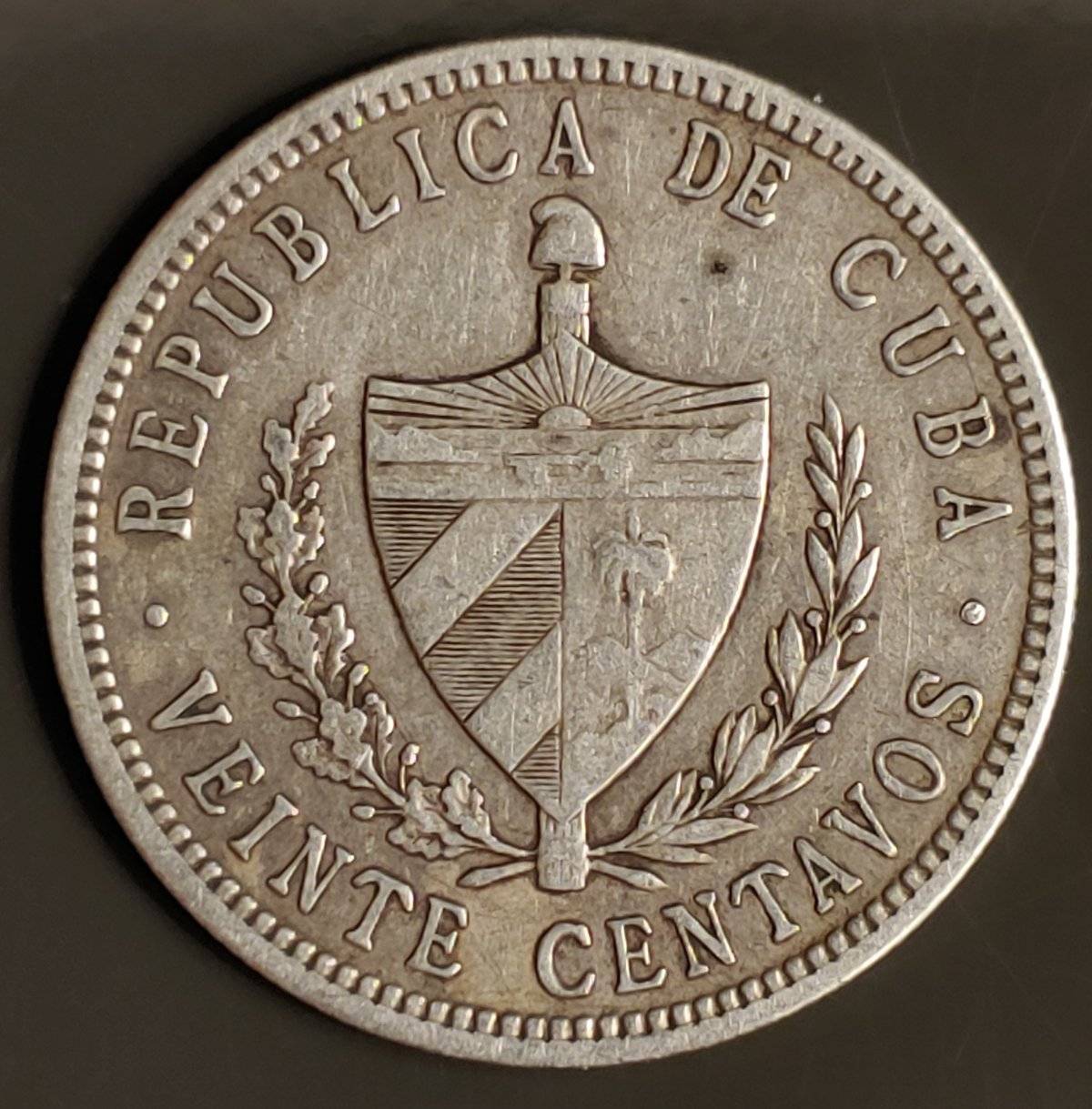 1915-Cuban-Veinte-Centavos---Fine-Or-Coarse-Reeding?