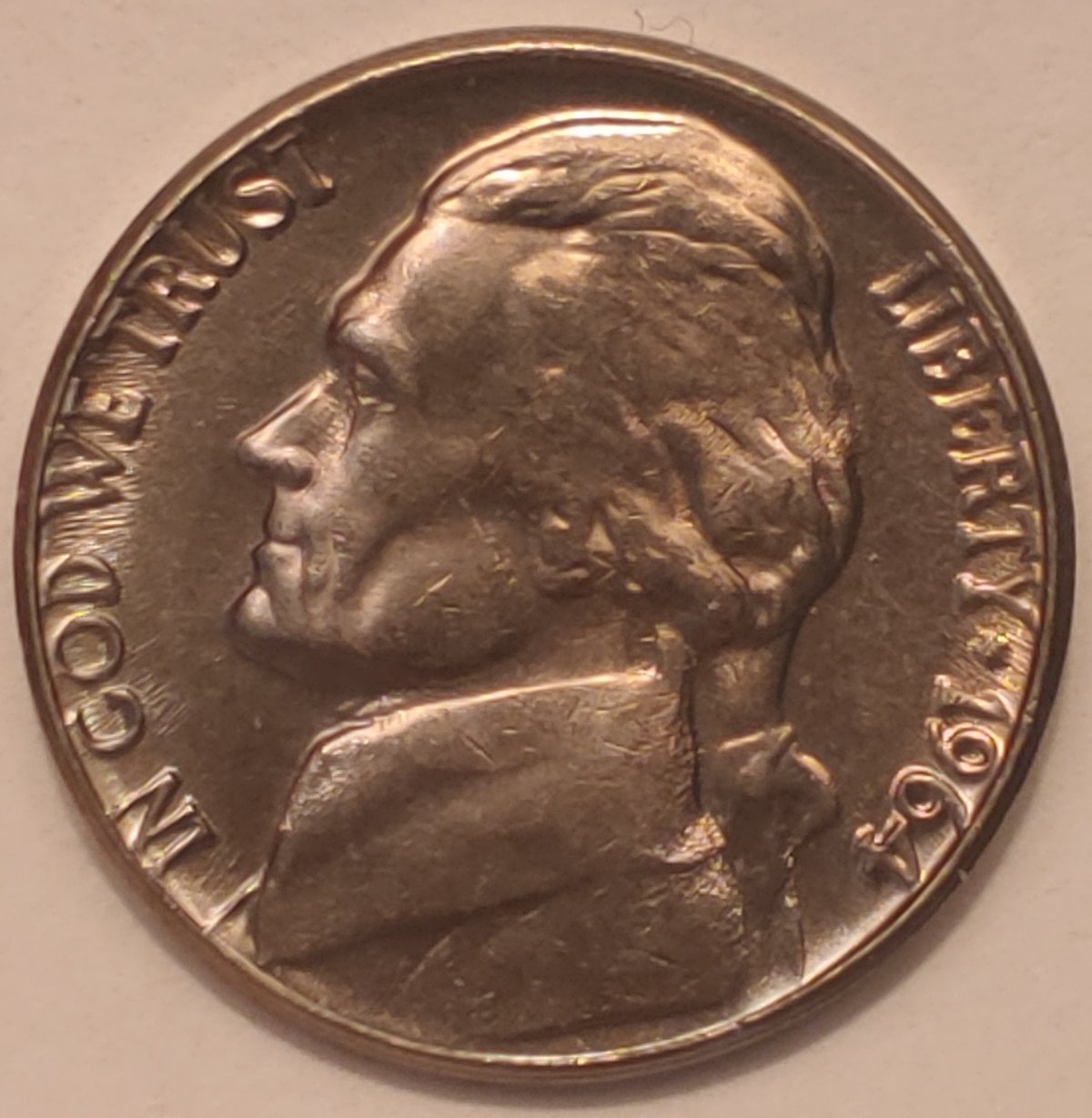 1964-D-Jefferson-Nickel-/Errors-EverywhereI-Believe