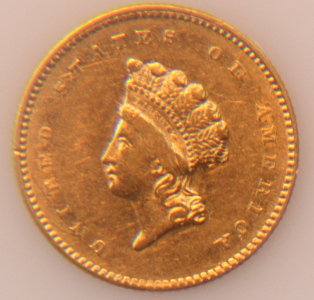 1854-Type-II-One-Dollar-Gold