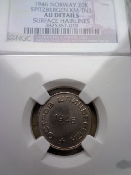 Spitzbergen-1946-15,20-And-50-Kopeeks-In-NGC-Slabs