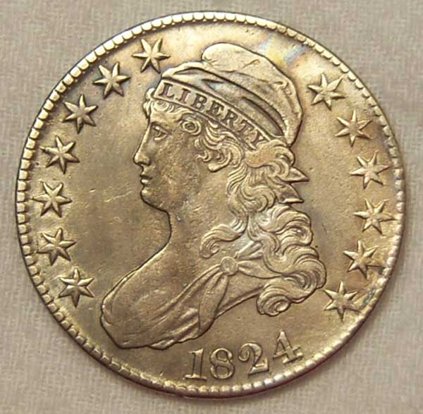 1824-Bust-Half