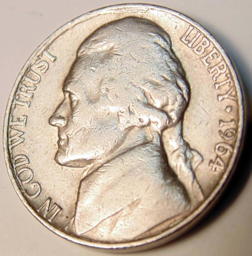 Connected-Letters-1964-Jefferson-Nickel!