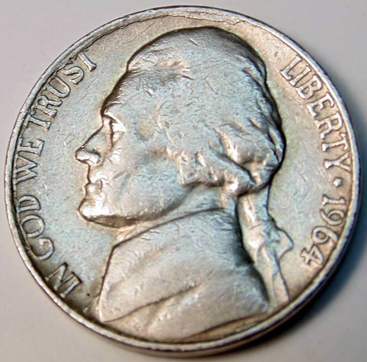 Connected-Letters-1964-Jefferson-Nickel!