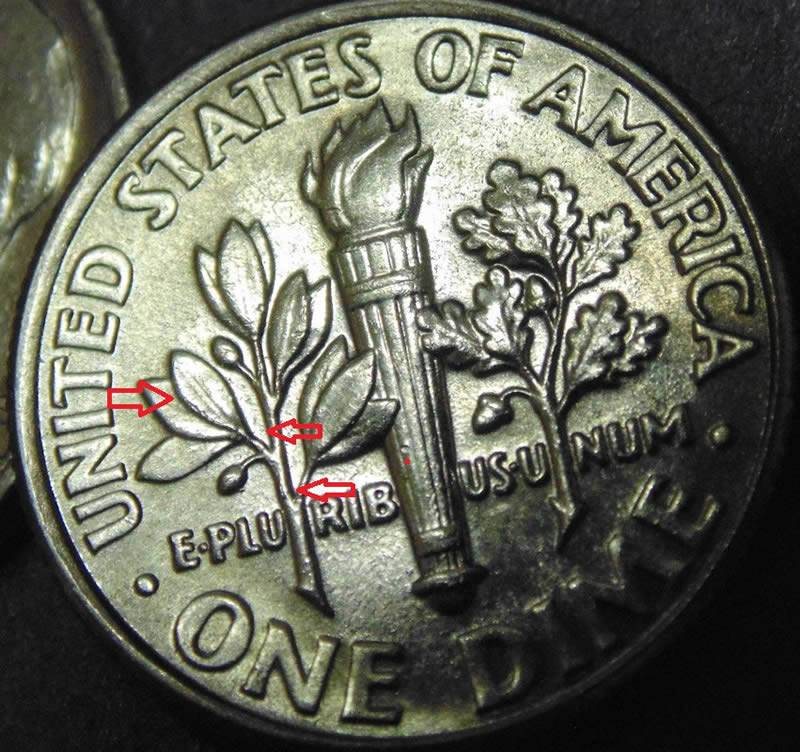 2007-Dime-With-Die-Chips,-Pretty-Cool.