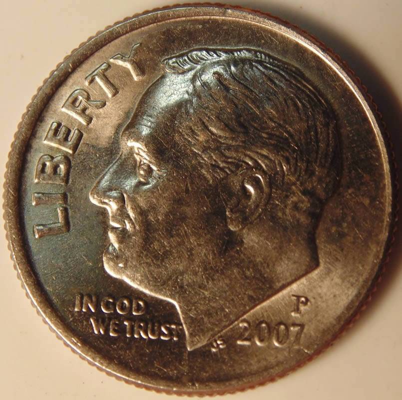 Just-Showing!-2007-P-Dime-Monster-Die-Chip!