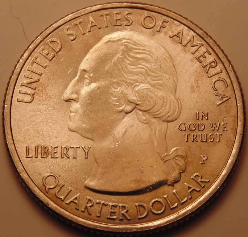 Cumberland-Gap-Quarter-With-A-Massive-Die-Chip,-With-A-Side-Of-Die-Chip!