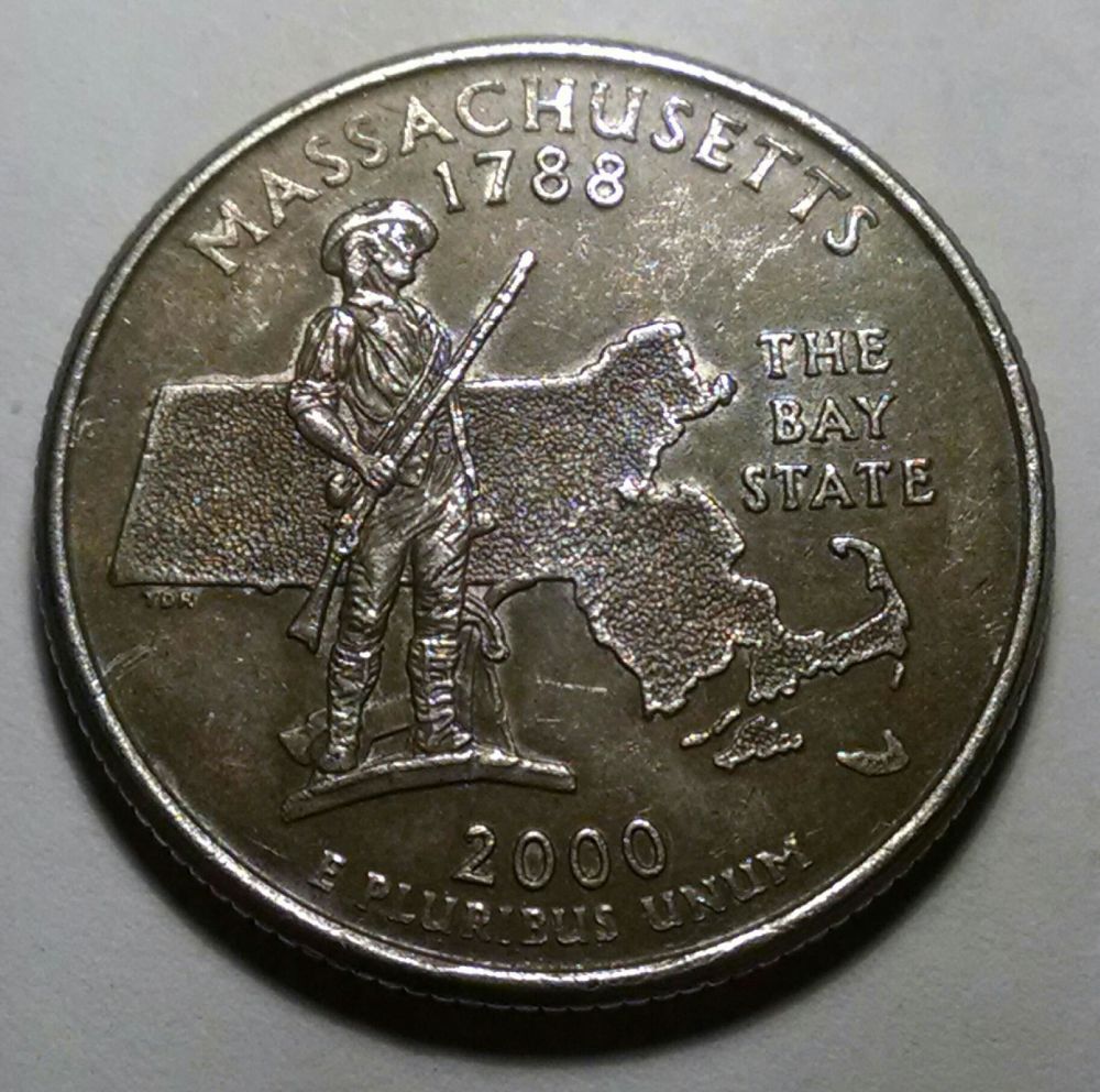 2000-P-Massachusetts-Quarter-Strange-Green