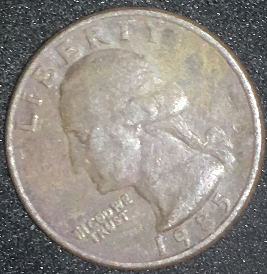 Pressing-My-Luck-Tonight...1985-D-Quarter-No-Clad-Error?