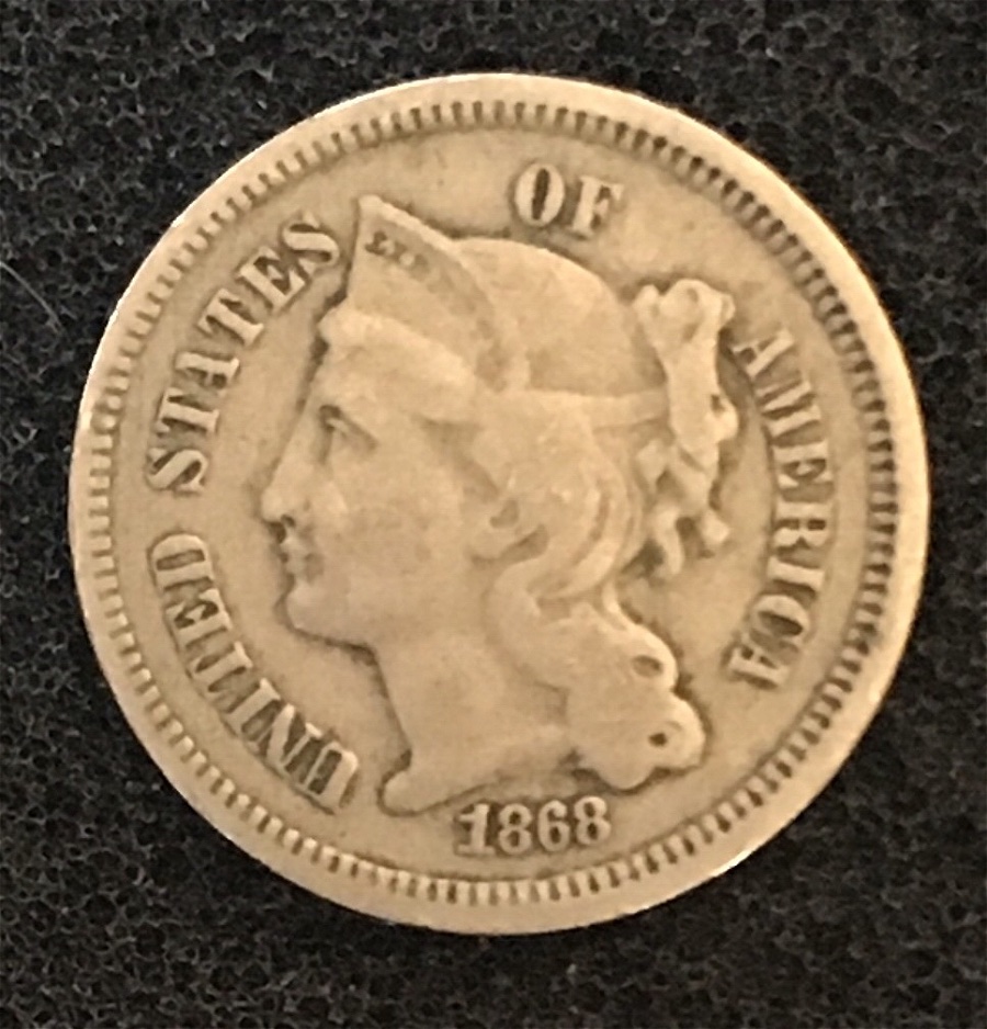1868-Three-Cent-Nickel