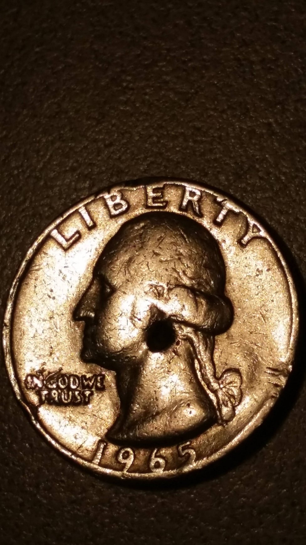 Help!-Unique-1965-Quarter-Damaged-Or-What?