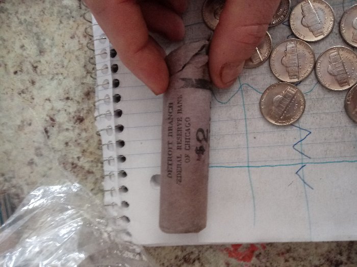 Full-Roll-Of-1959-D-Nickels..-Good-Condition.
