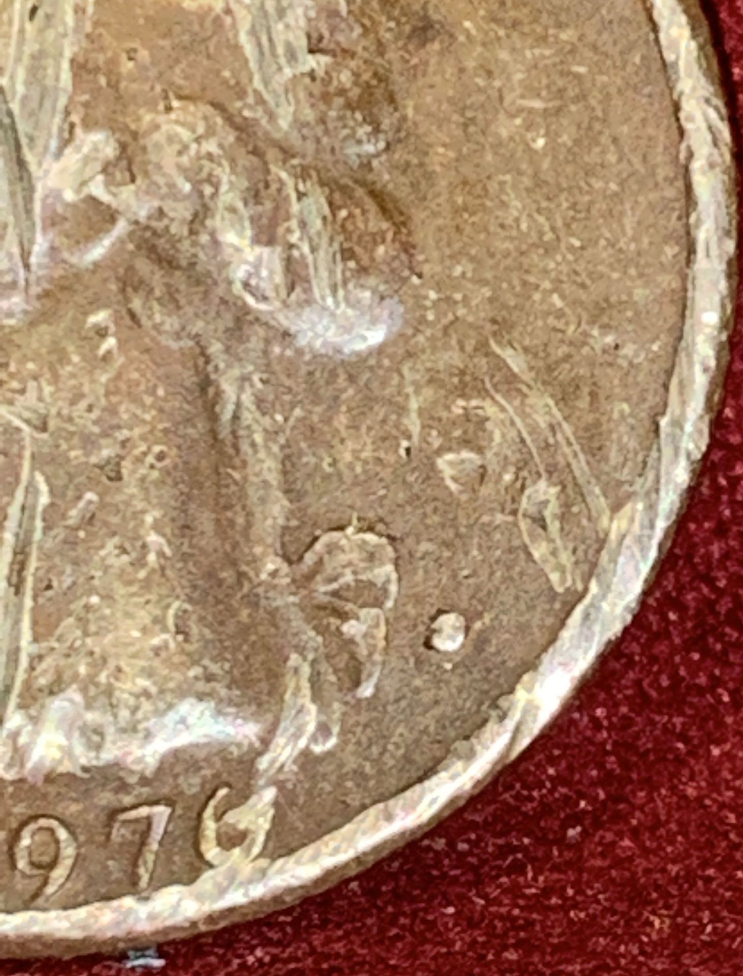 Bicentennial-Quarter-Mint-Mark,-Damage,-Help-Me-Decipher?