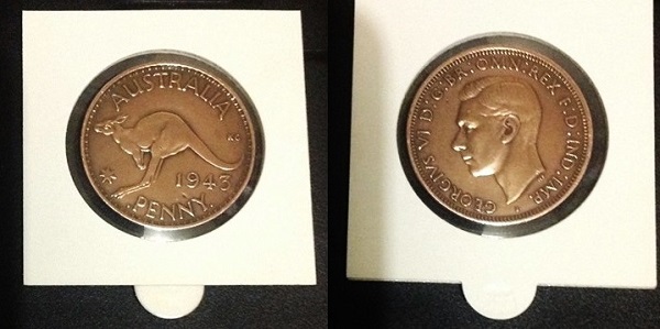 1943-Re-Strike-I-Penny-And-1934-Penny.-Help