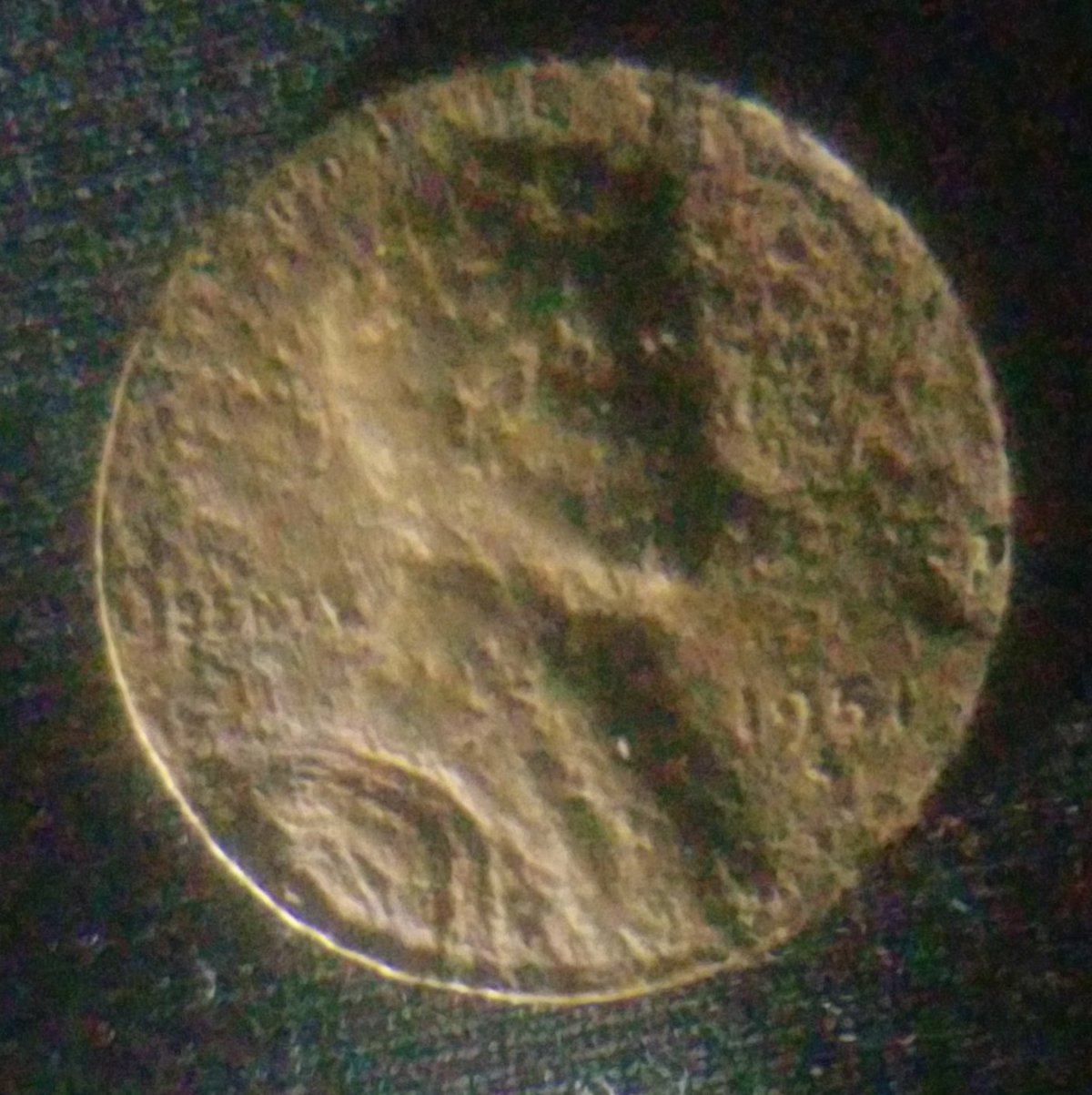 1951-S-Lincoln-Cent-Struck-On-Dime