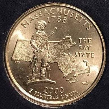 Massachusetts-State-Quarter-For-Grading