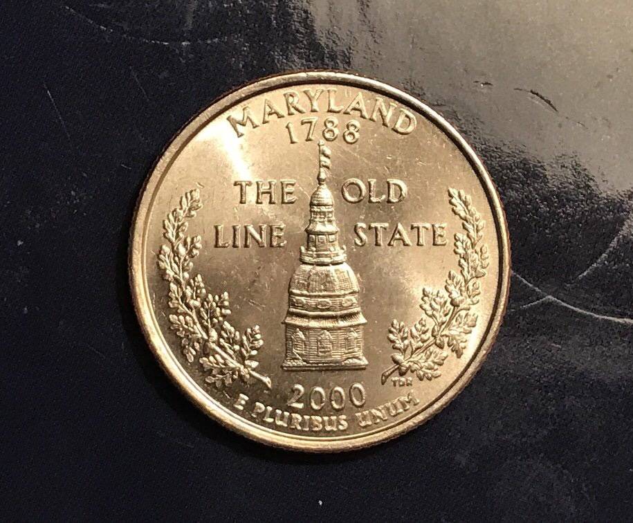 2000-Maryland-State-Quarter-For-Grading