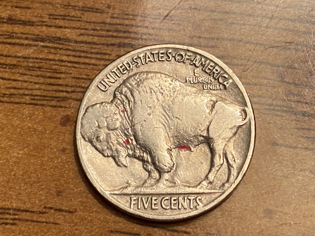 1936-Buffalo-Nickel-For-Grading