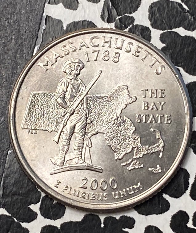 2007-P-Massachusetts-State-Quarter-For-Grading