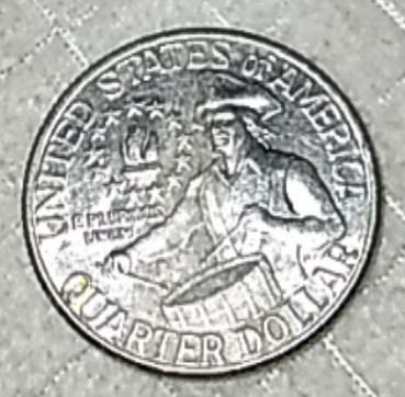 1976-D-Quarter-Obverse-And-Reverse-Coin-Die-Showing