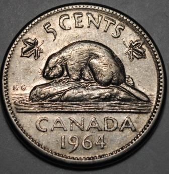 1964-5-Cents-Doubling