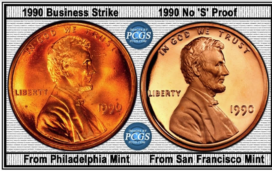 1990-Lincoln-Proof-Cent-With-No-S