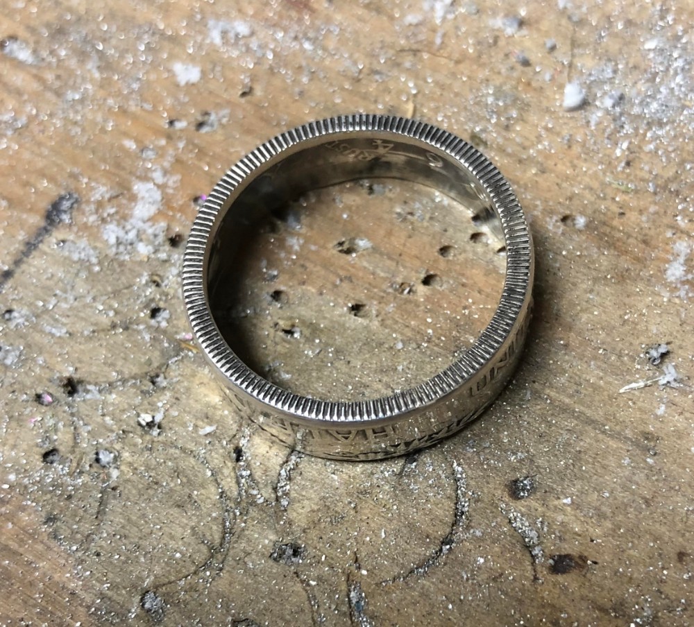 Forming-A-Ring-From-A-Kennedy-Half