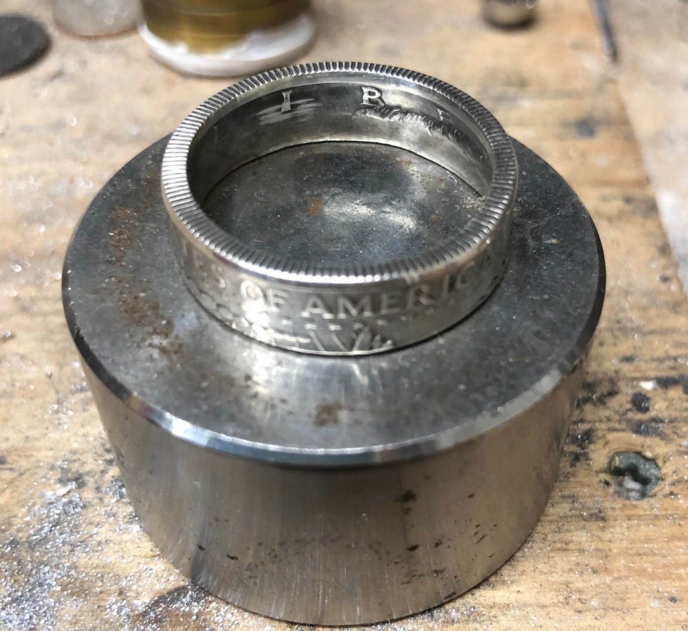 Forming-A-Ring-From-A-Kennedy-Half