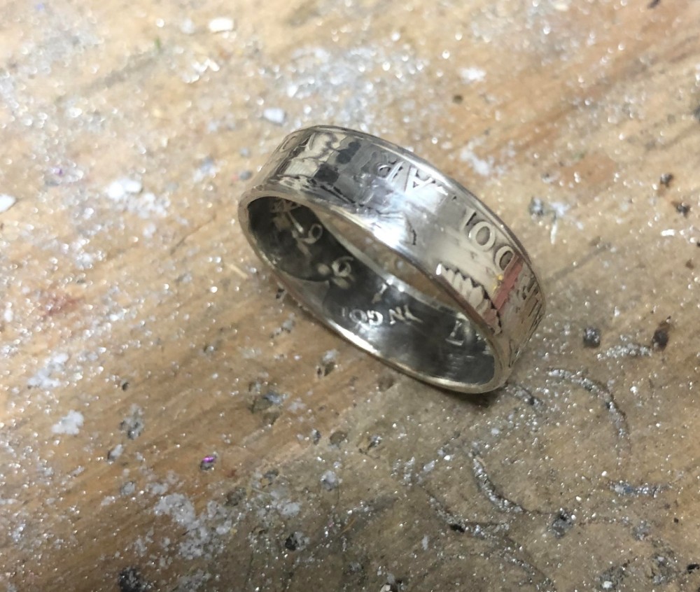 Forming-A-Ring-From-A-Kennedy-Half
