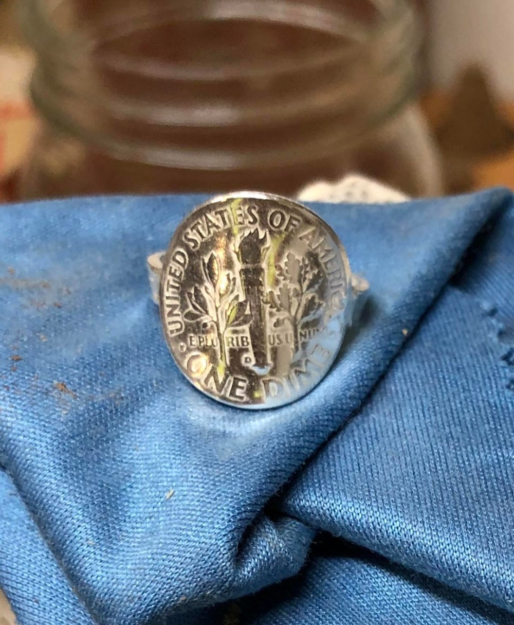 1959-Dime-Ring-And-1921-Morgan-Ring