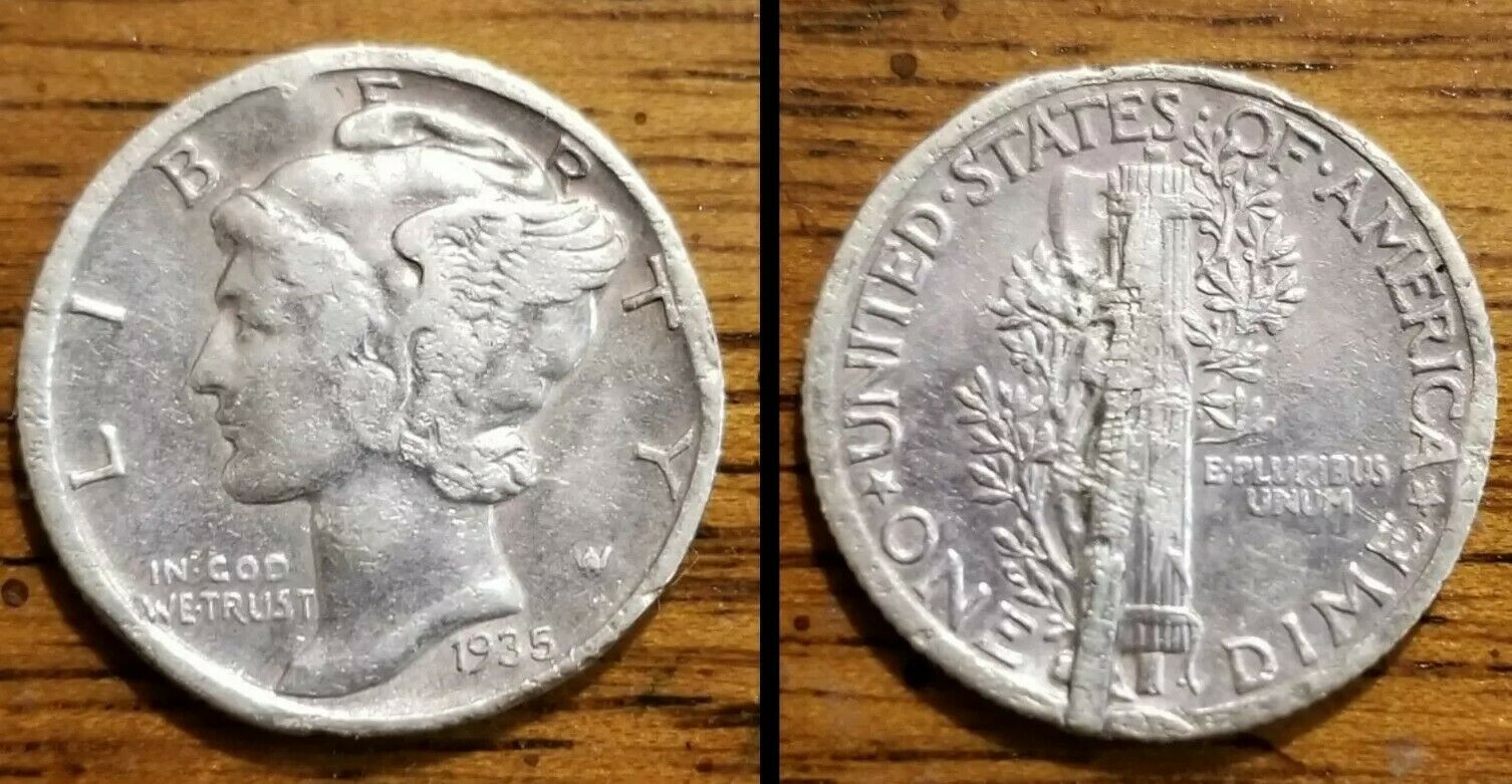 1935-S-Mercury-Dime!-Possible-Error,-Or-Fake.