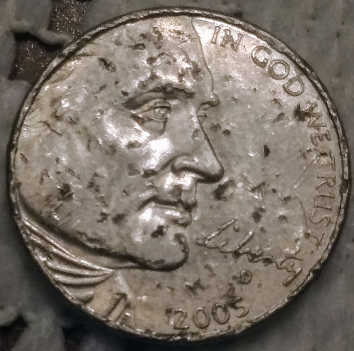 Rarest-2005-D-Speared-Buffalo-Nickel-Plus-Multiple-More-Errors!