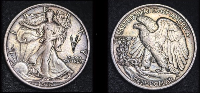 1917-Walking-Liberty-With-Damage