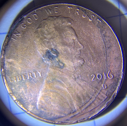 2016-D-Penny-Error?-Corroded-Outline-Of-A-Quarter-On-The-Reverse?