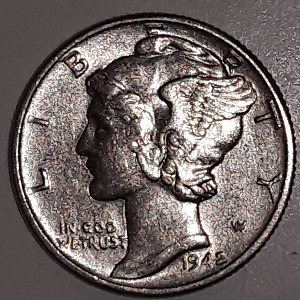 1942-Mercury-Dime-#2