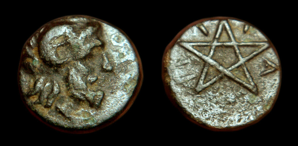 The-Pentagram-On-A-Coin-Of-Pitane-In-Mysia