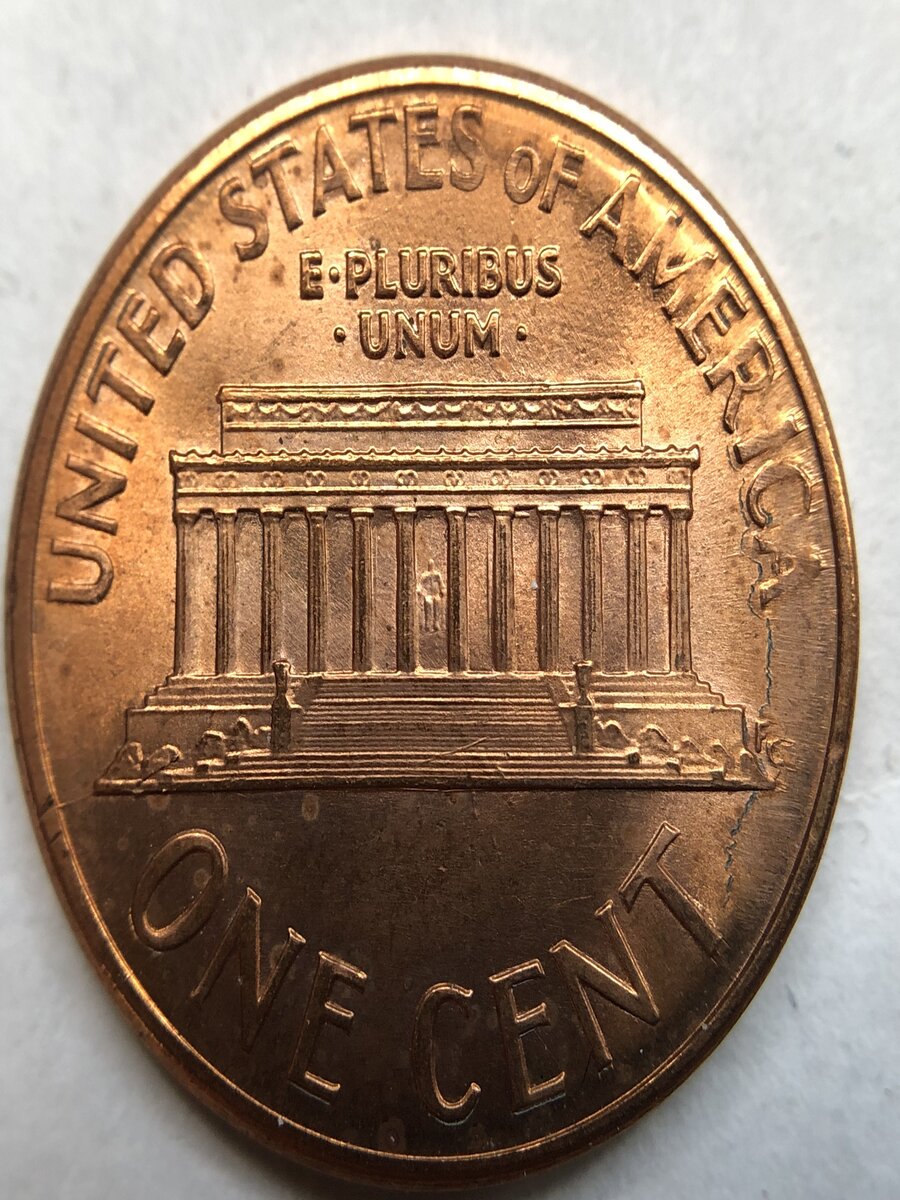 1990 Lincoln Penny Reverse Lamination Error Coin Community Forum