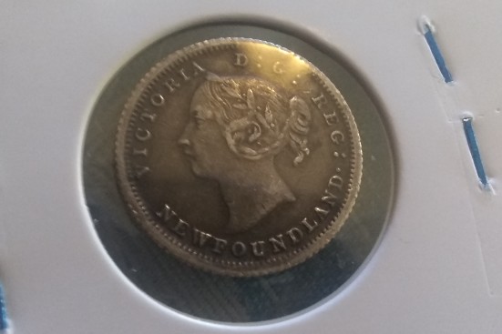 1882-Newfoundland-5-Cent.