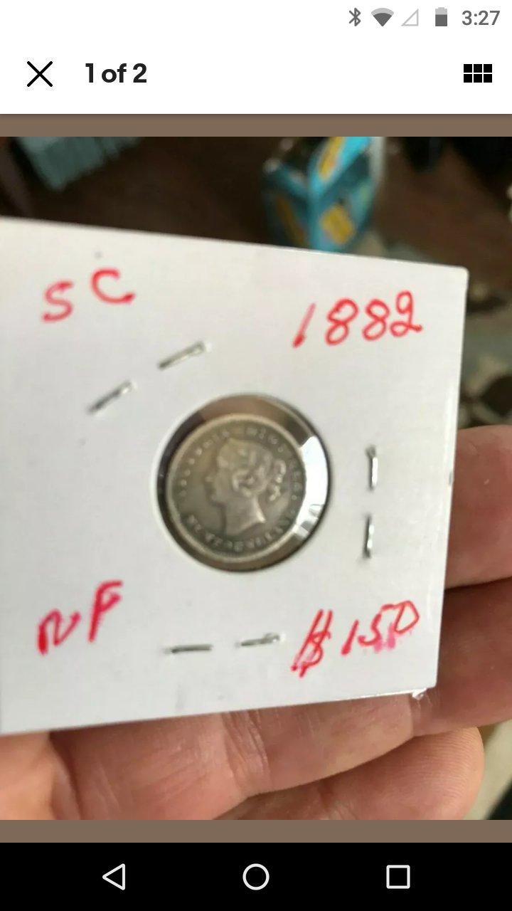 1882-Newfoundland-5-Cent.