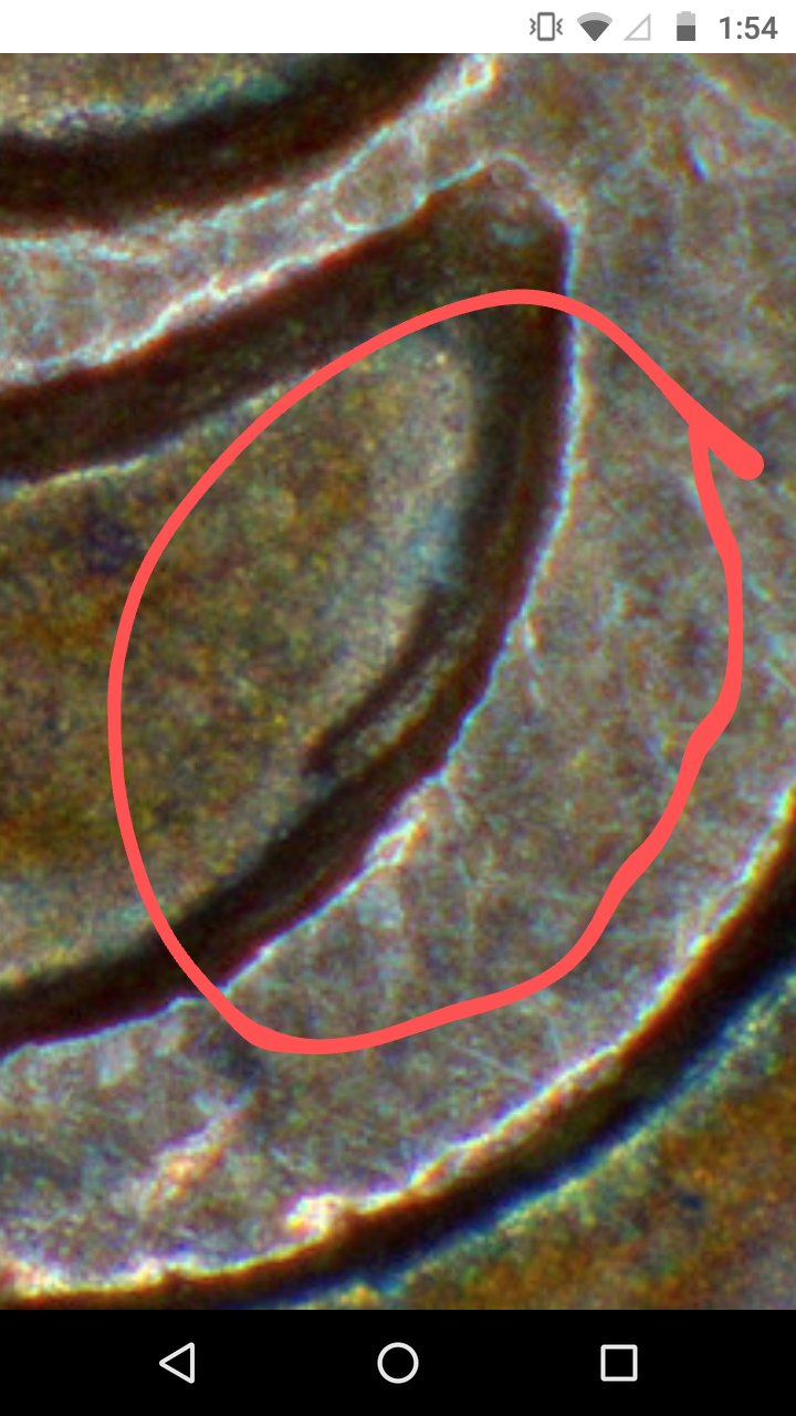 1949-1-Cent-A-Between-Denticles,-DDR-Doubled-9-On-Rev