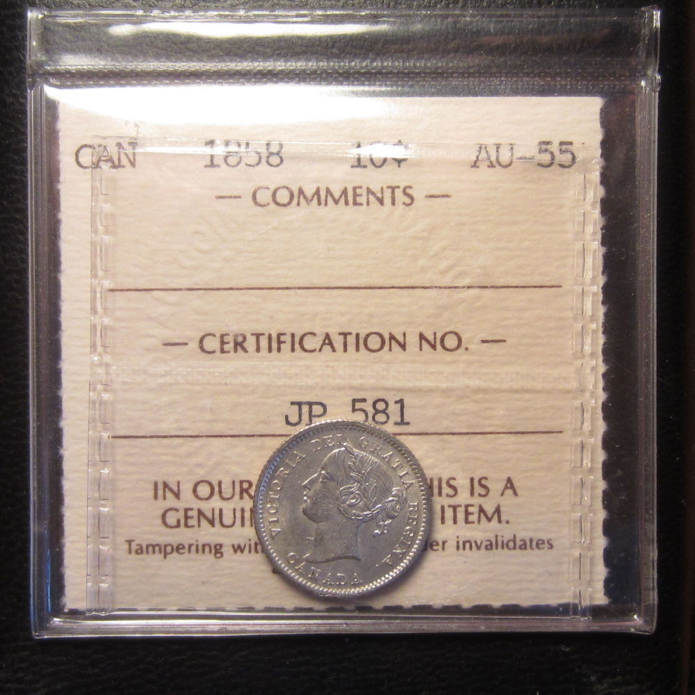 Grade-Posted:-1858-10-Cent-5/5-What-Do-You-Think?