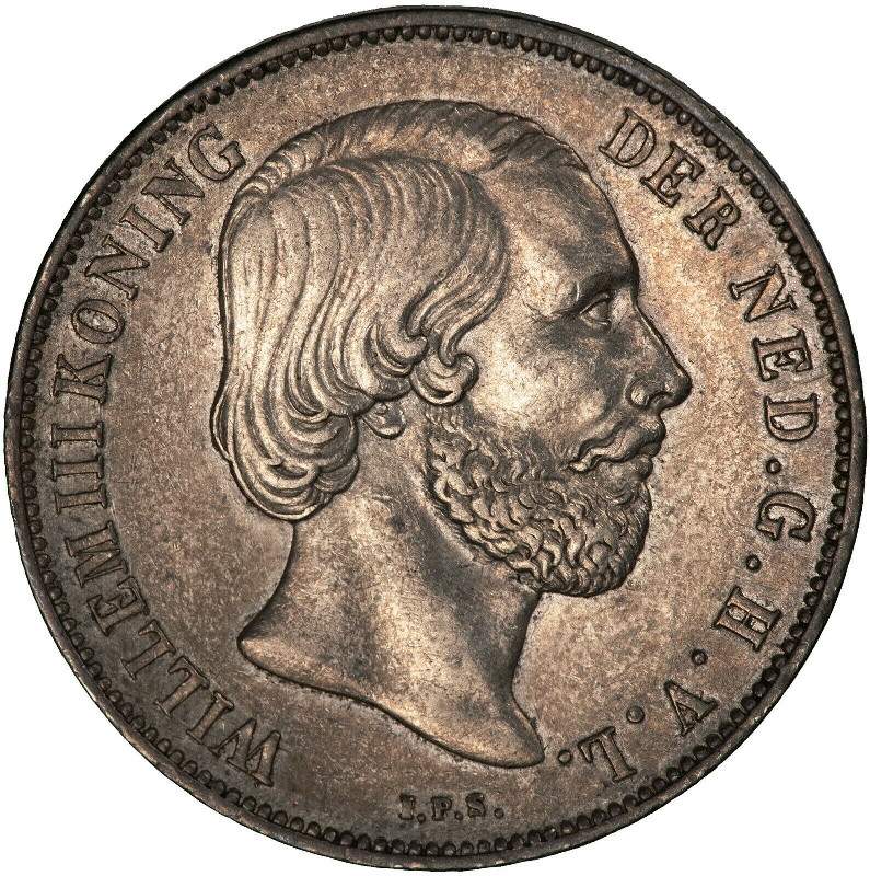 Netherlands-1863-Gulden